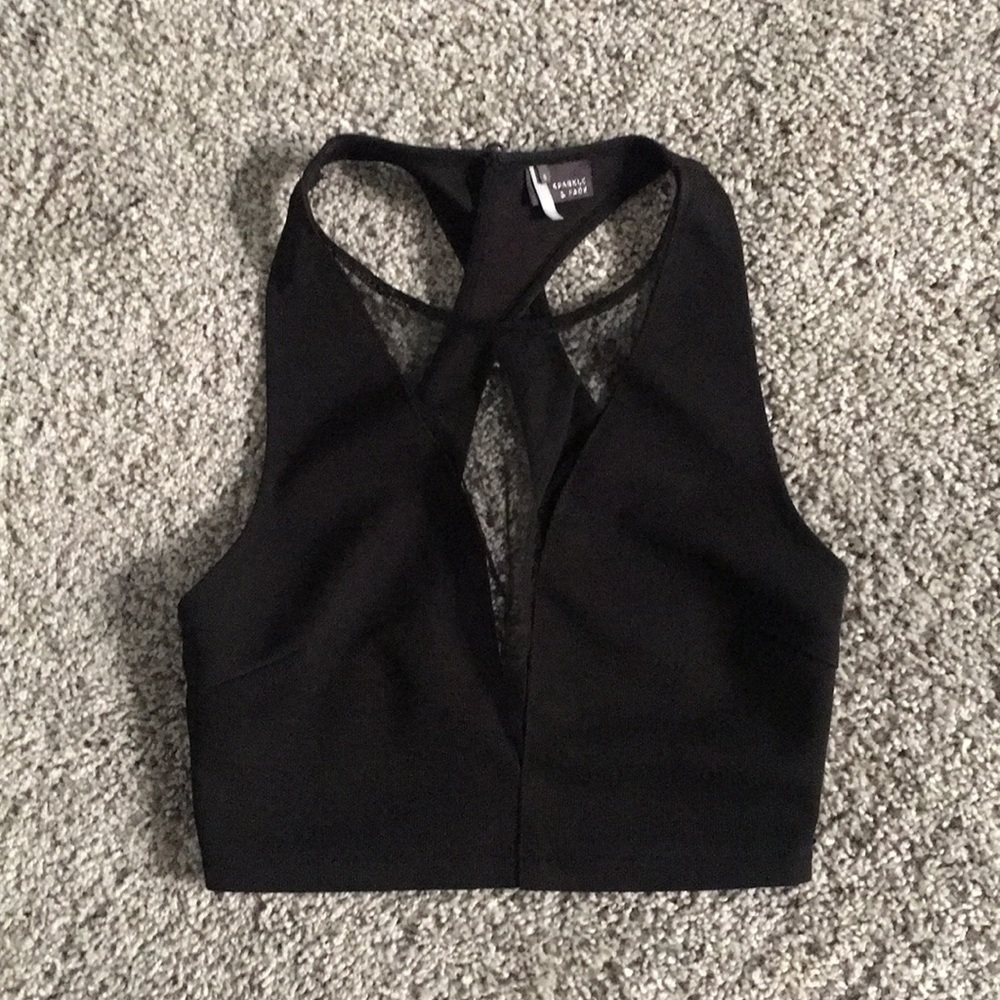 Black Crop Top